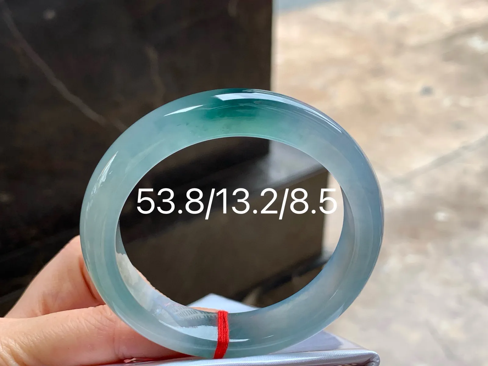 冰种手镯
种好53.8/13.2/8.5mm