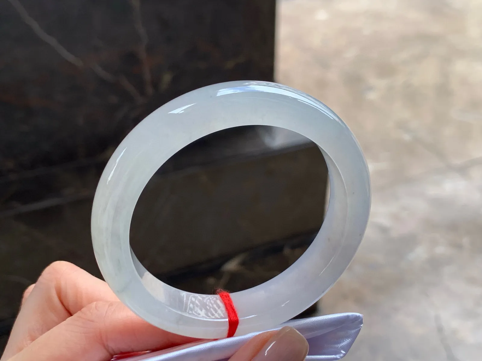 冰种手镯
种好水足 55.5/12.3/8.4mm
