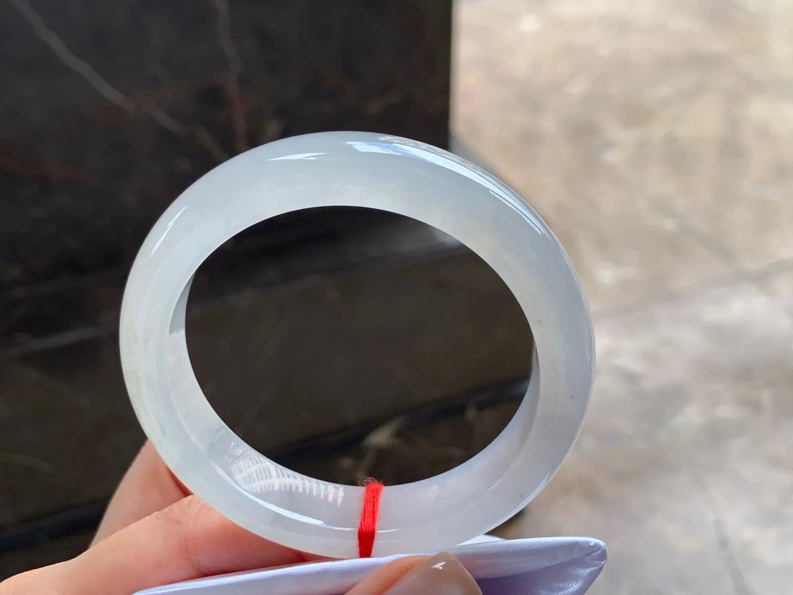 冰种手镯
种好水足 55.5/12.3/8.4mm