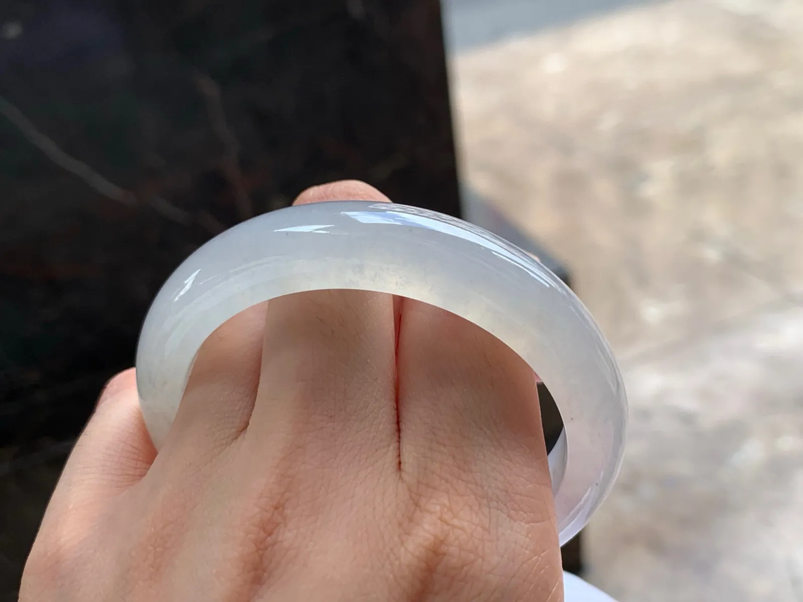 冰种手镯
种好水足 55.5/12.3/8.4mm