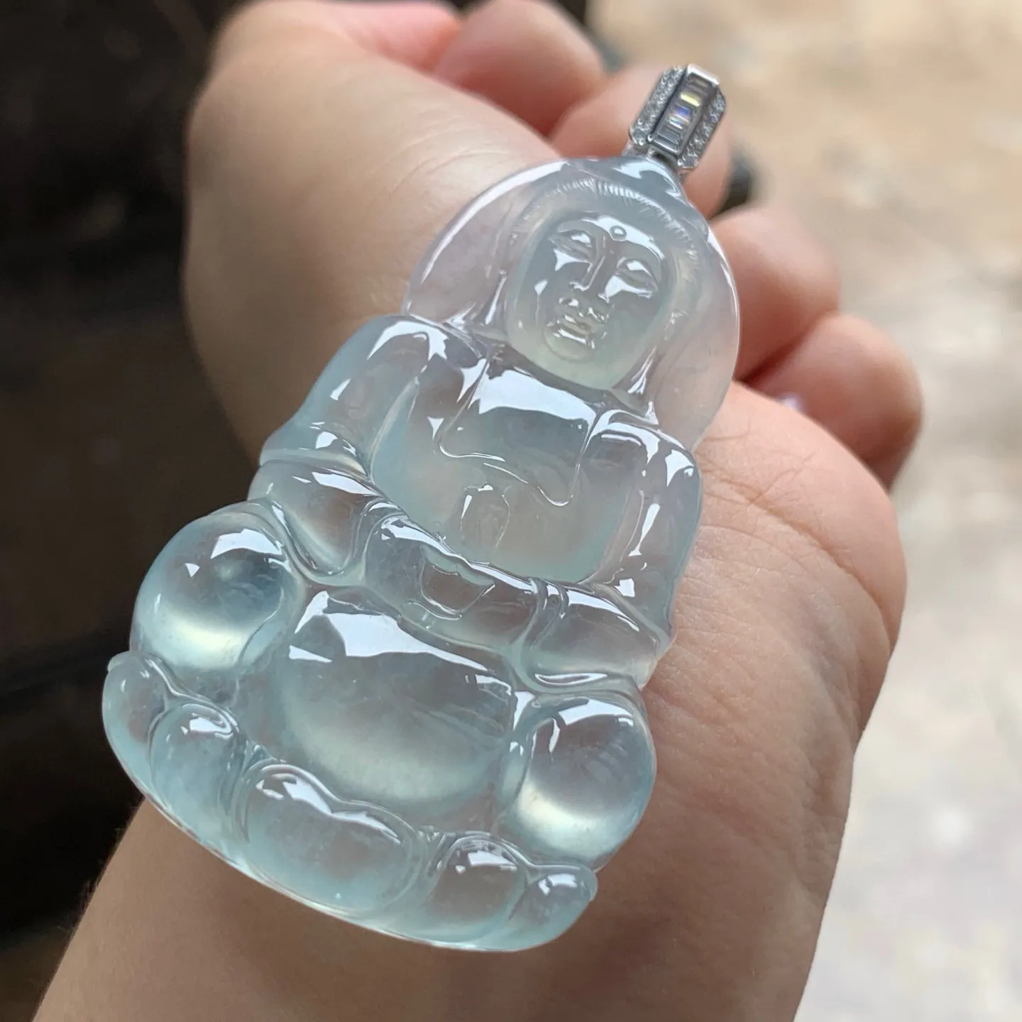 冰种观音
种好 金扣