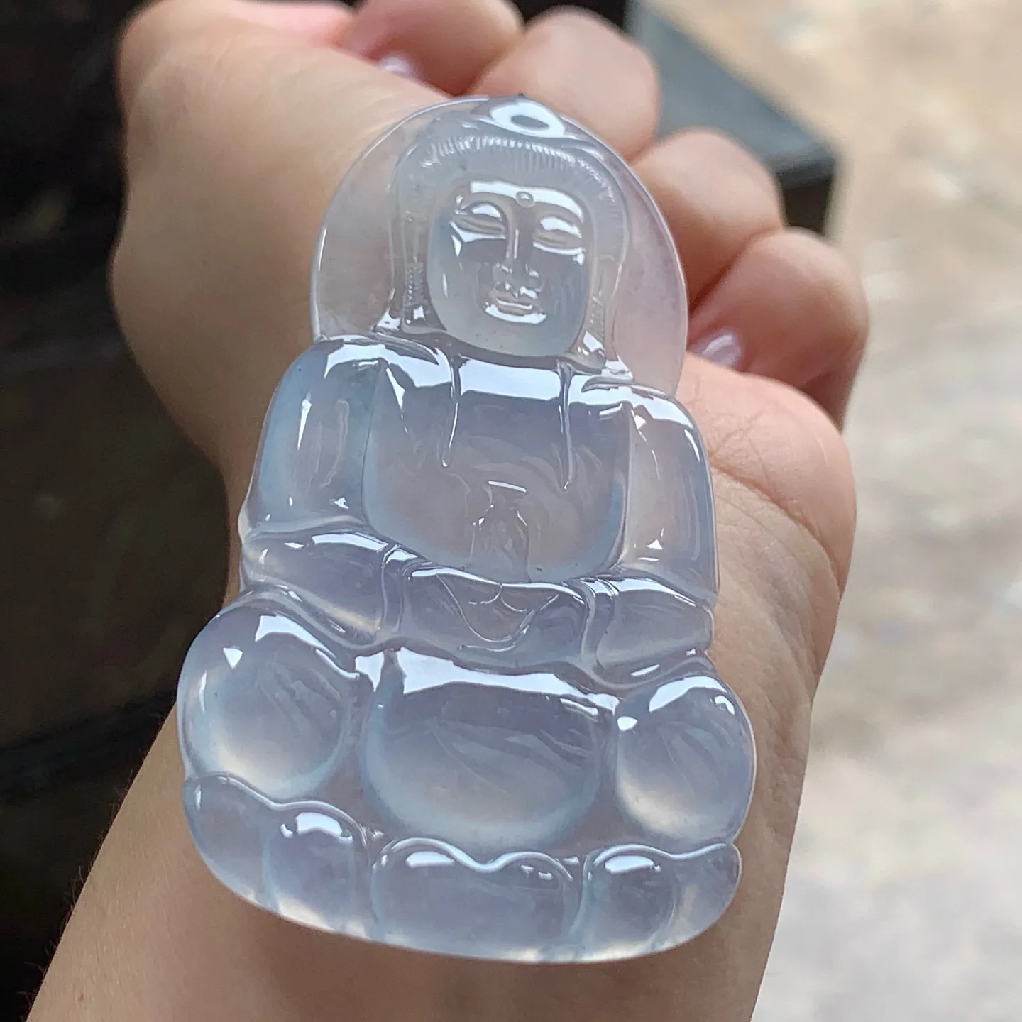 冰种淡春观音
种老水足 大气