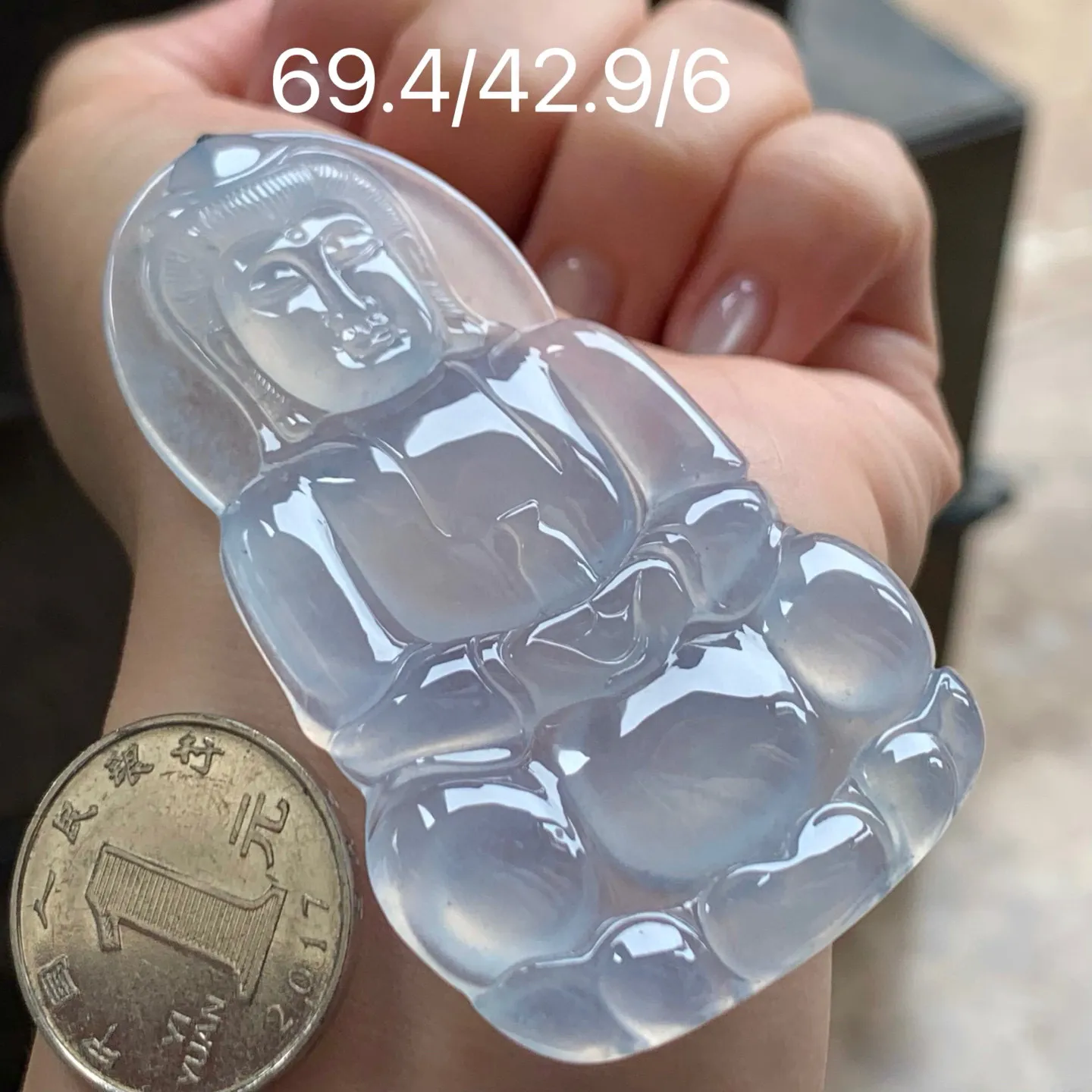 冰种淡春观音
种老水足 大气