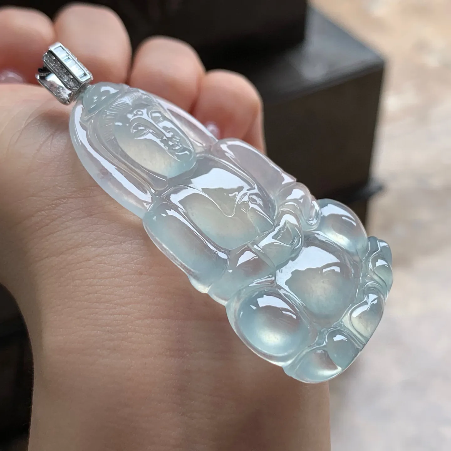 冰种观音
种好 金扣