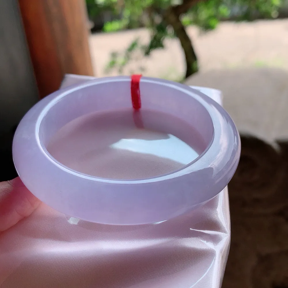 正圈满圈冰紫 无瑕 尺寸:58.2/12.4/10.4  种色俱佳🥰🥰