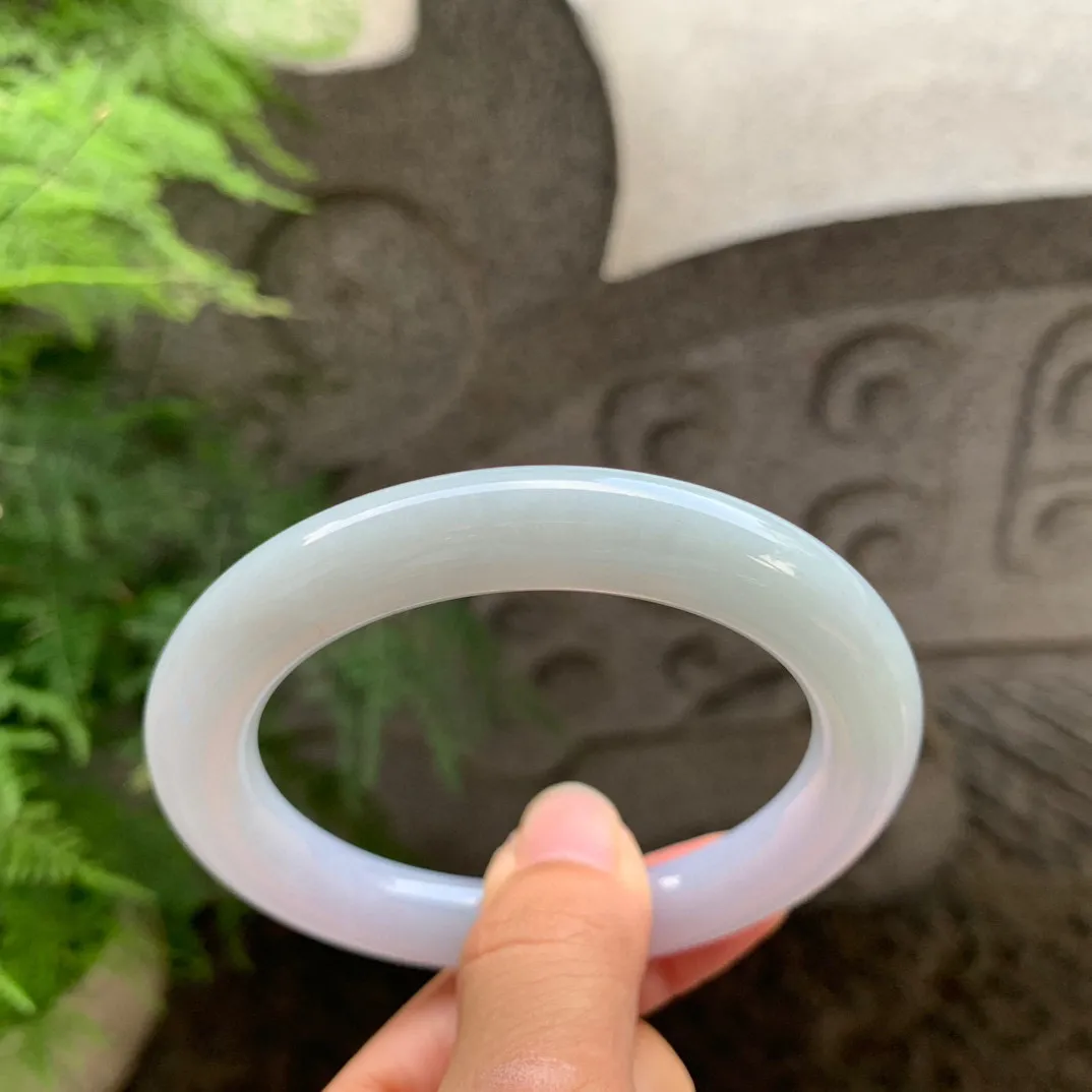 圈口 57.2-10【茄紫圆条手镯】圆条57 58可戴