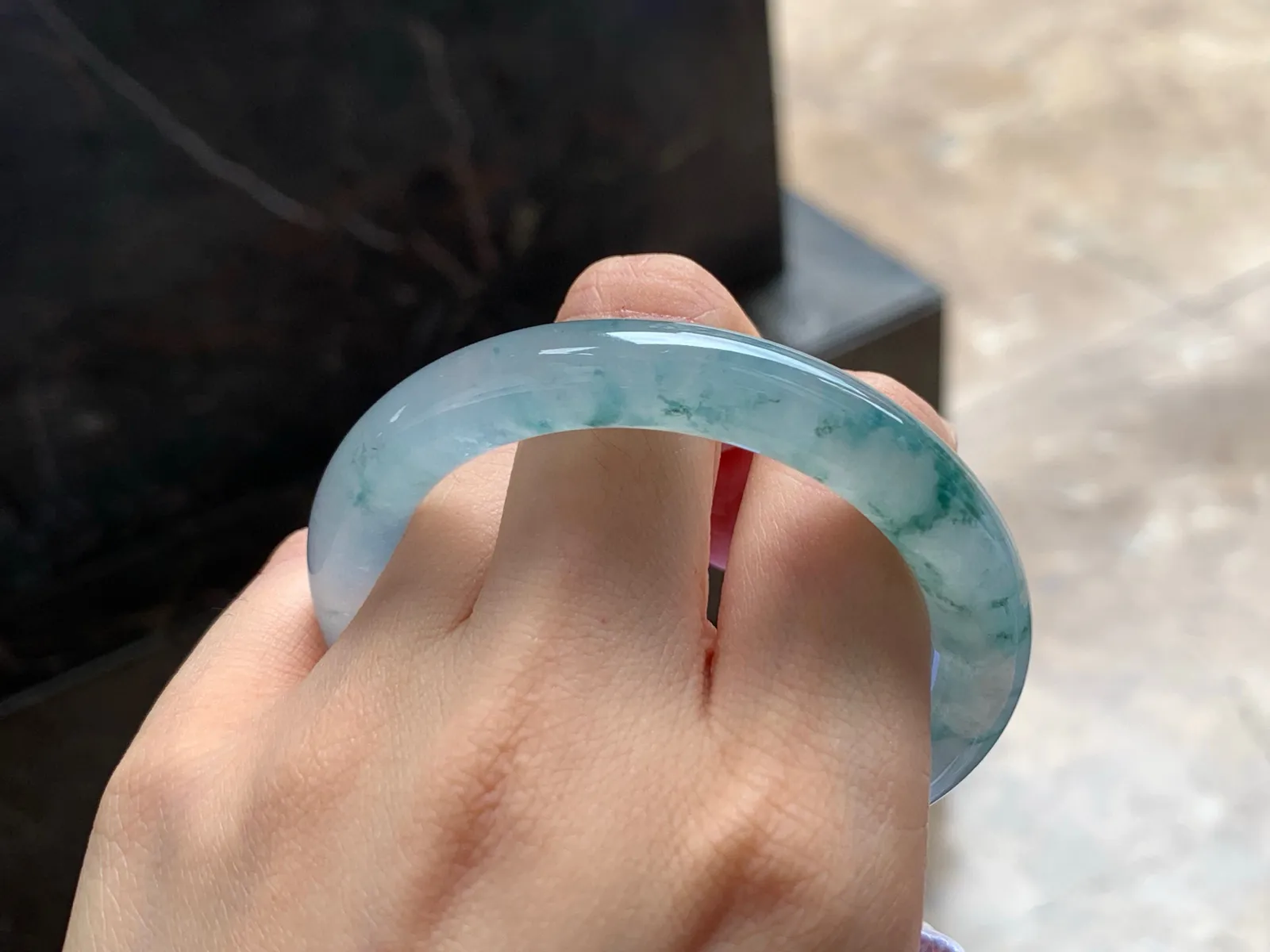 冰种飘花福镯
种老50.5/8.9mm