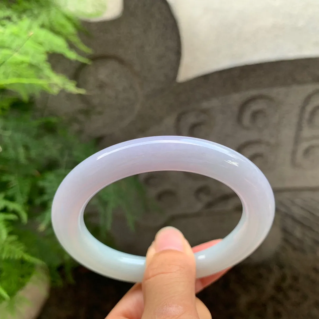 圈口 57.2-10【茄紫圆条手镯】圆条57 58可戴