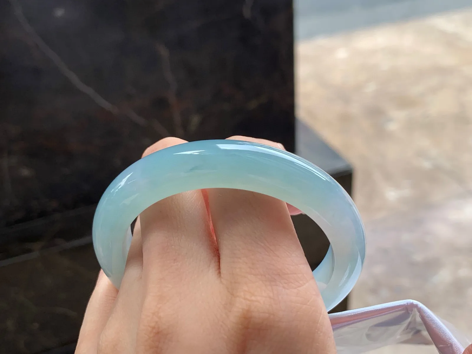 冰晴手镯
水润55.4/12/9.1mm