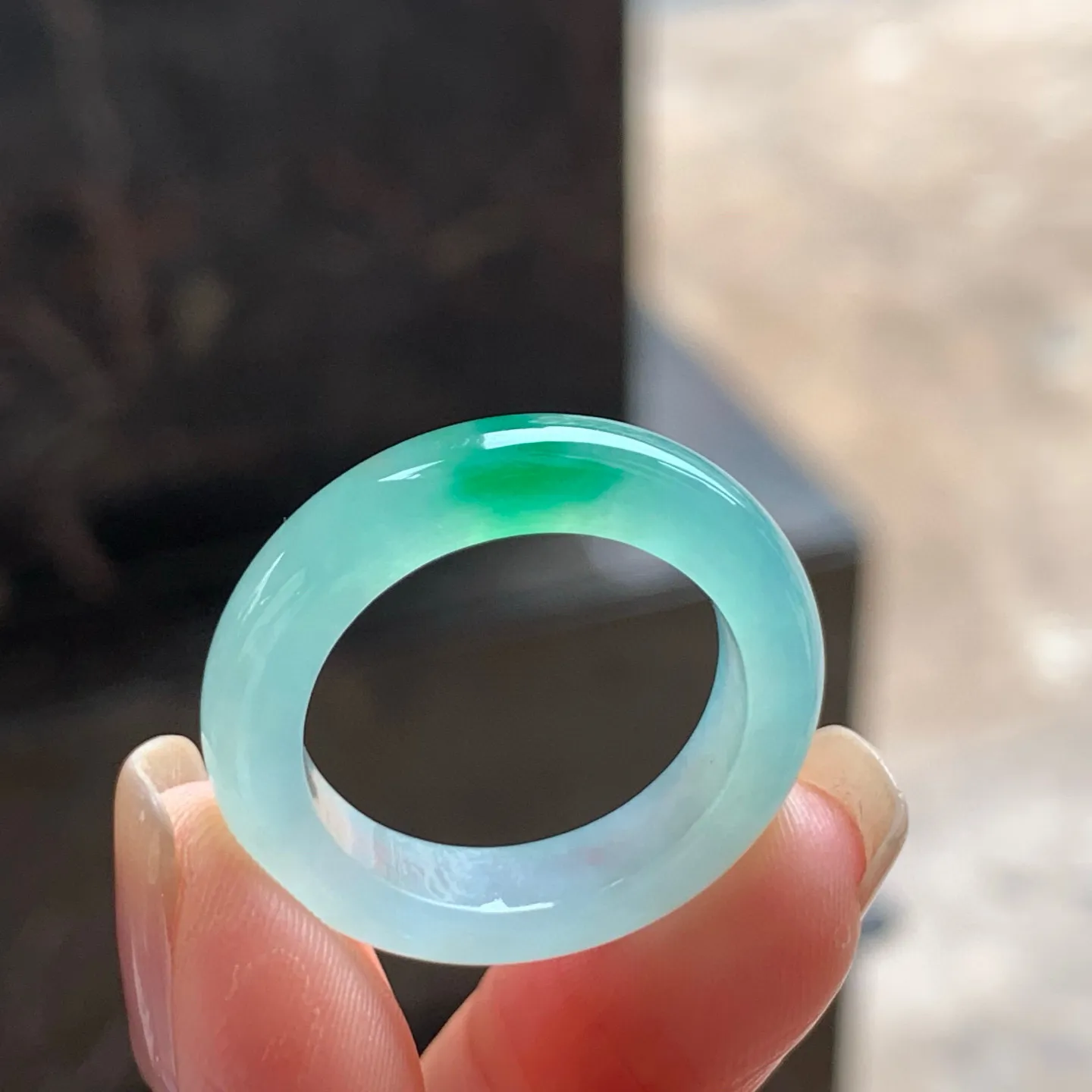 冰带色指环
种老