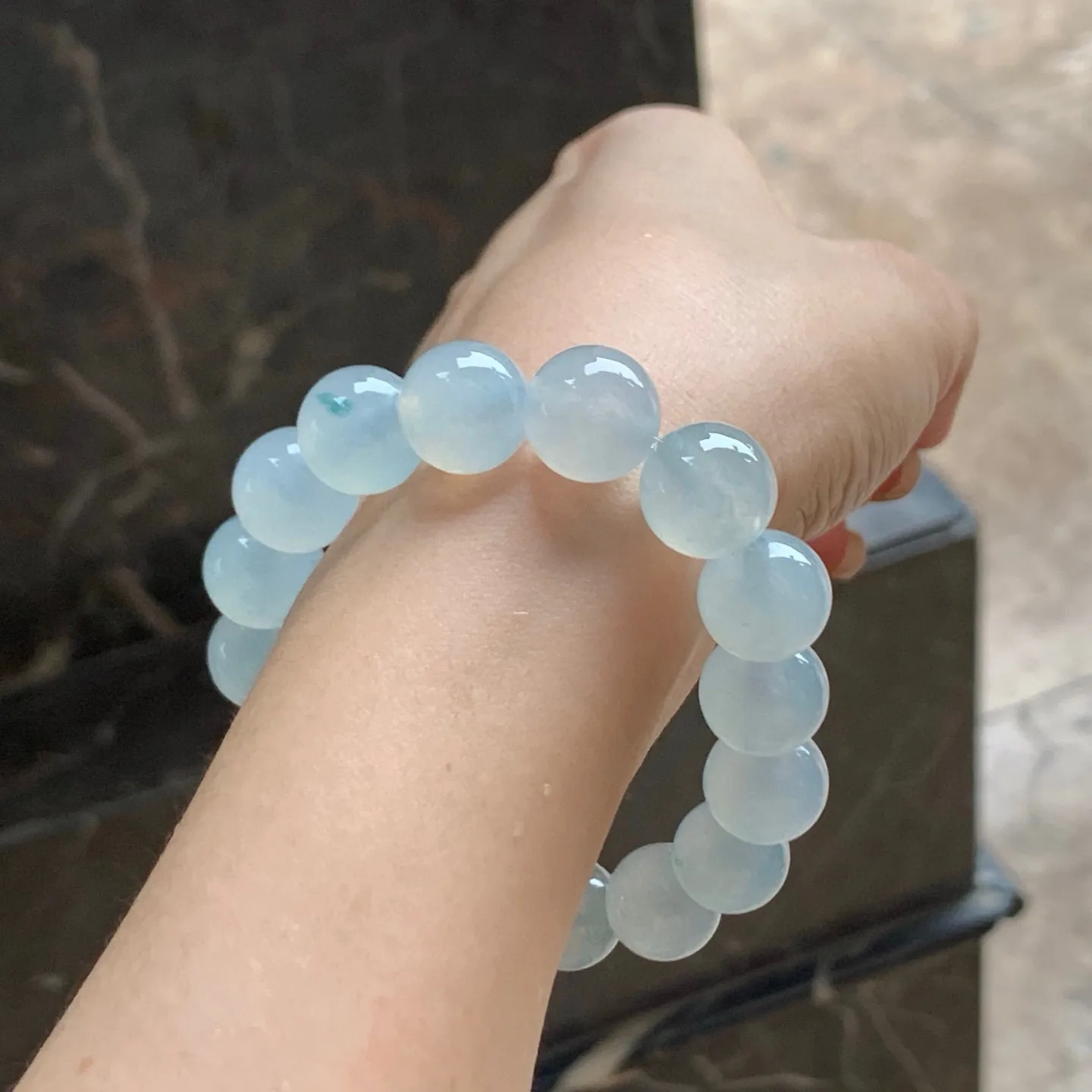 冰种手串
种好水足