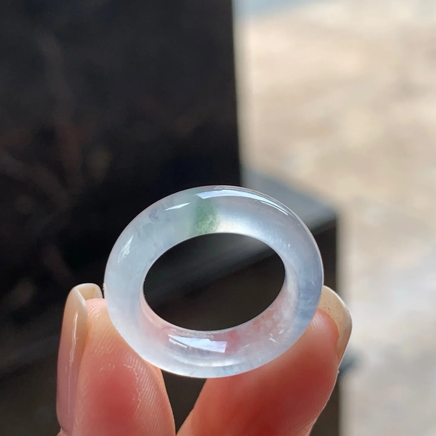冰种飘花指环
种老