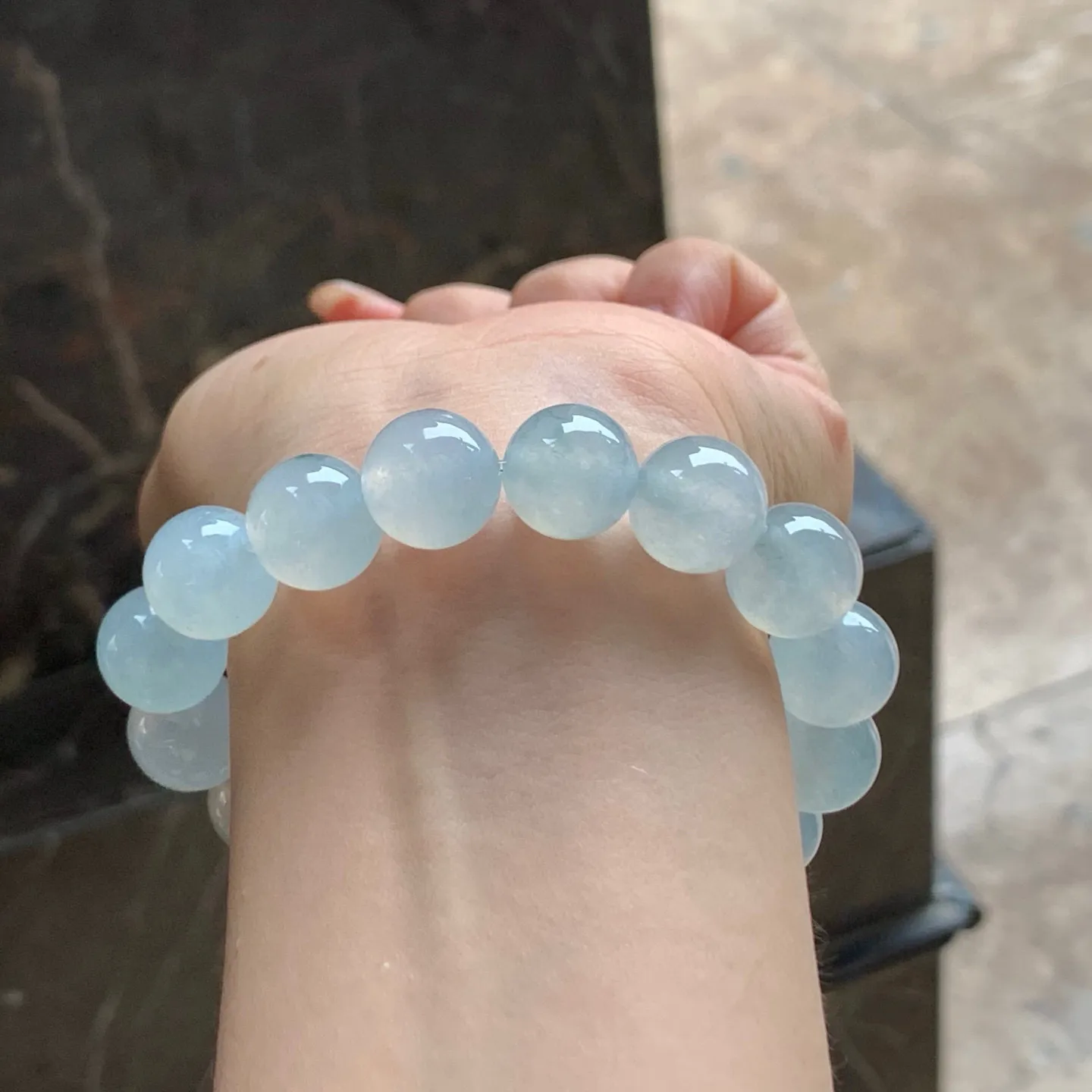 冰种手串
种好水足