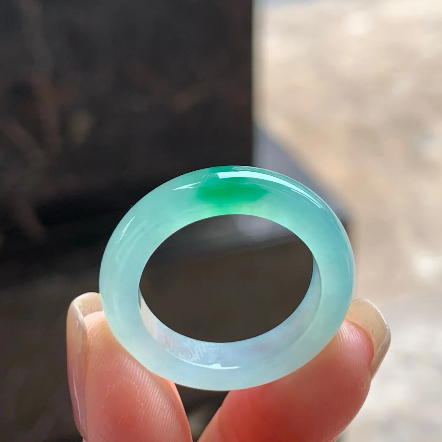 冰带色指环
种老