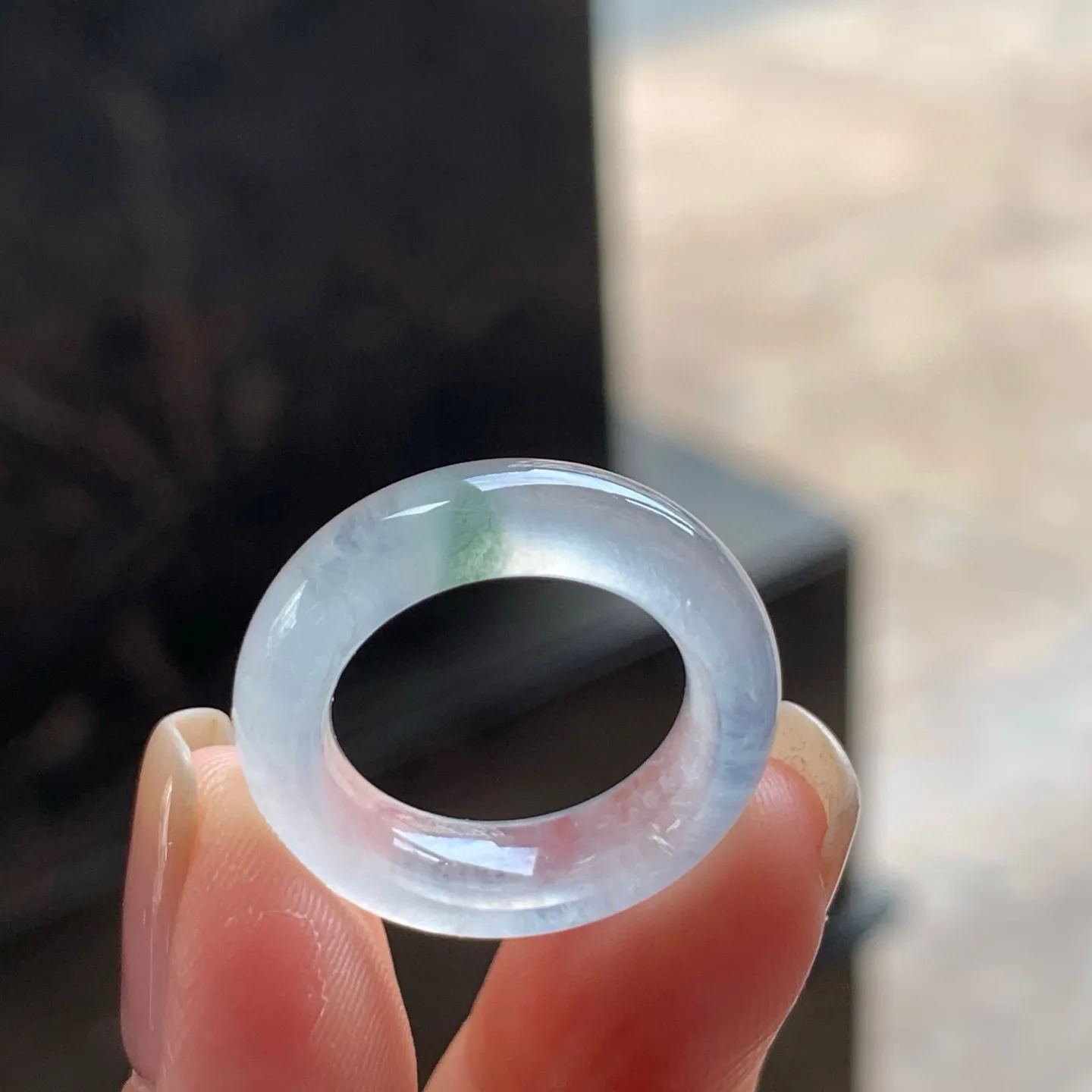 冰种飘花指环
种老