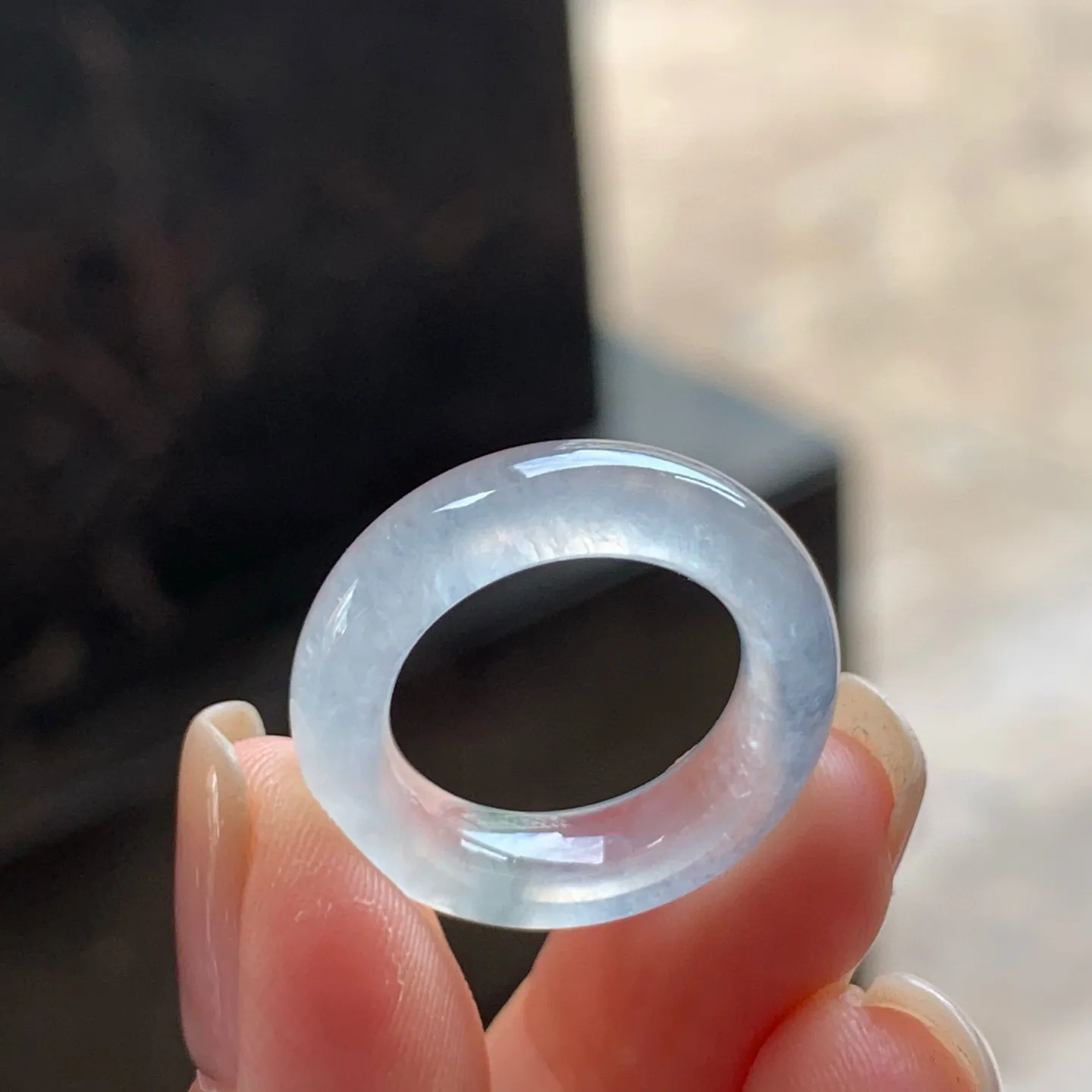 冰种飘花指环
种老