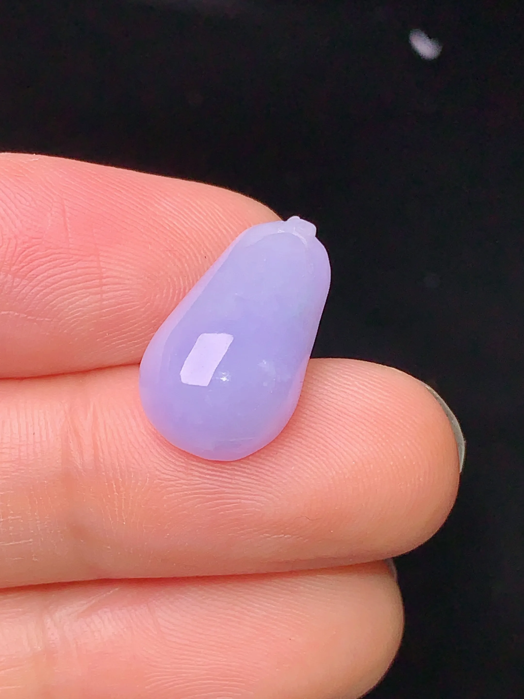 镶嵌款 紫罗兰福瓜吊坠 玉质细腻 色泽艳丽 整体尺寸17.5*10*6.1