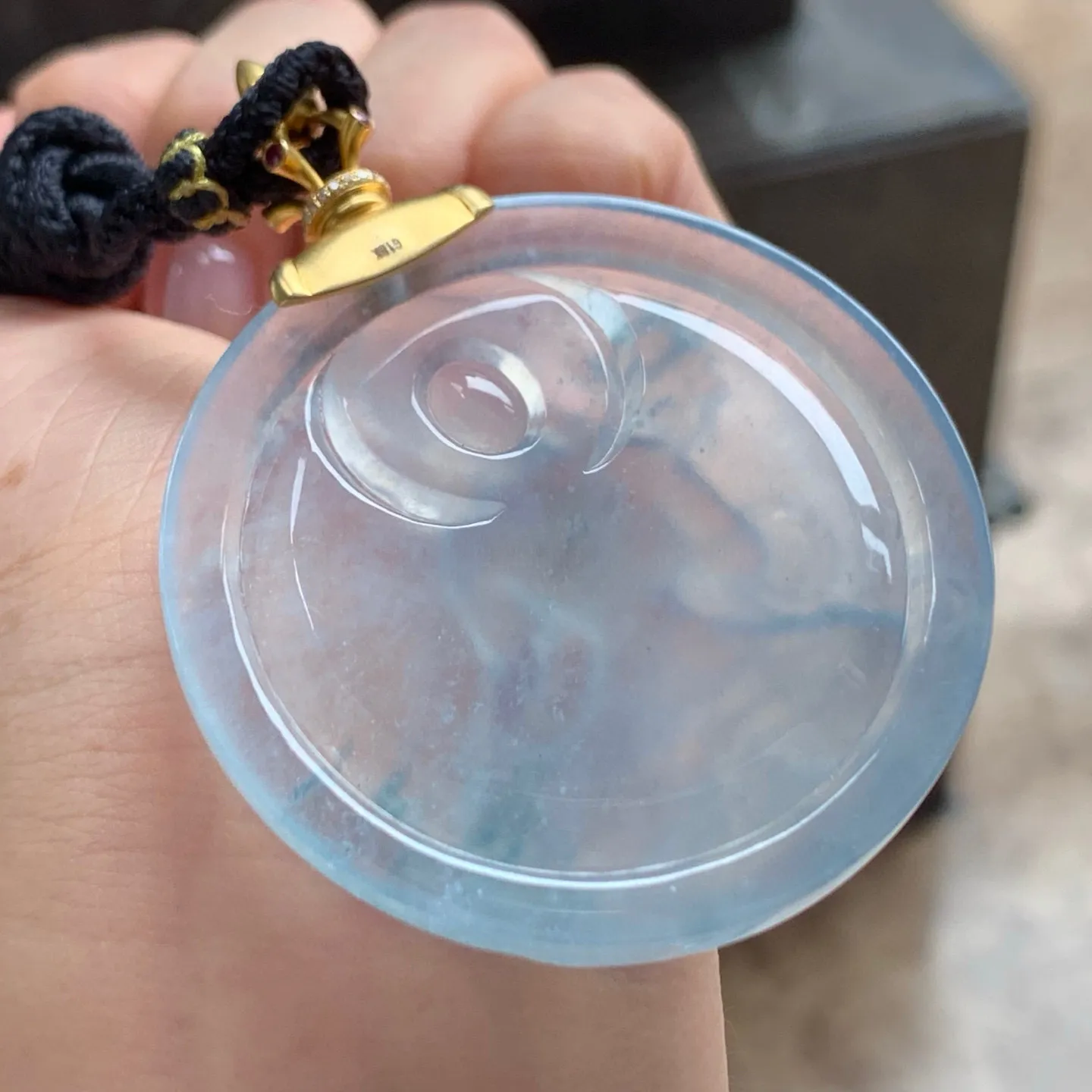 冰种度母
种老 厚装品相好 金扣