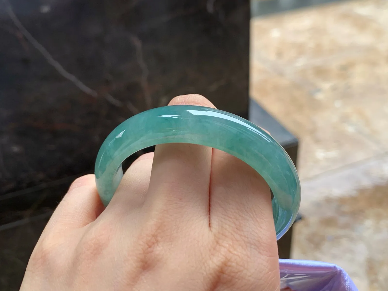 蓝水手镯
52.5/12/7.4mm