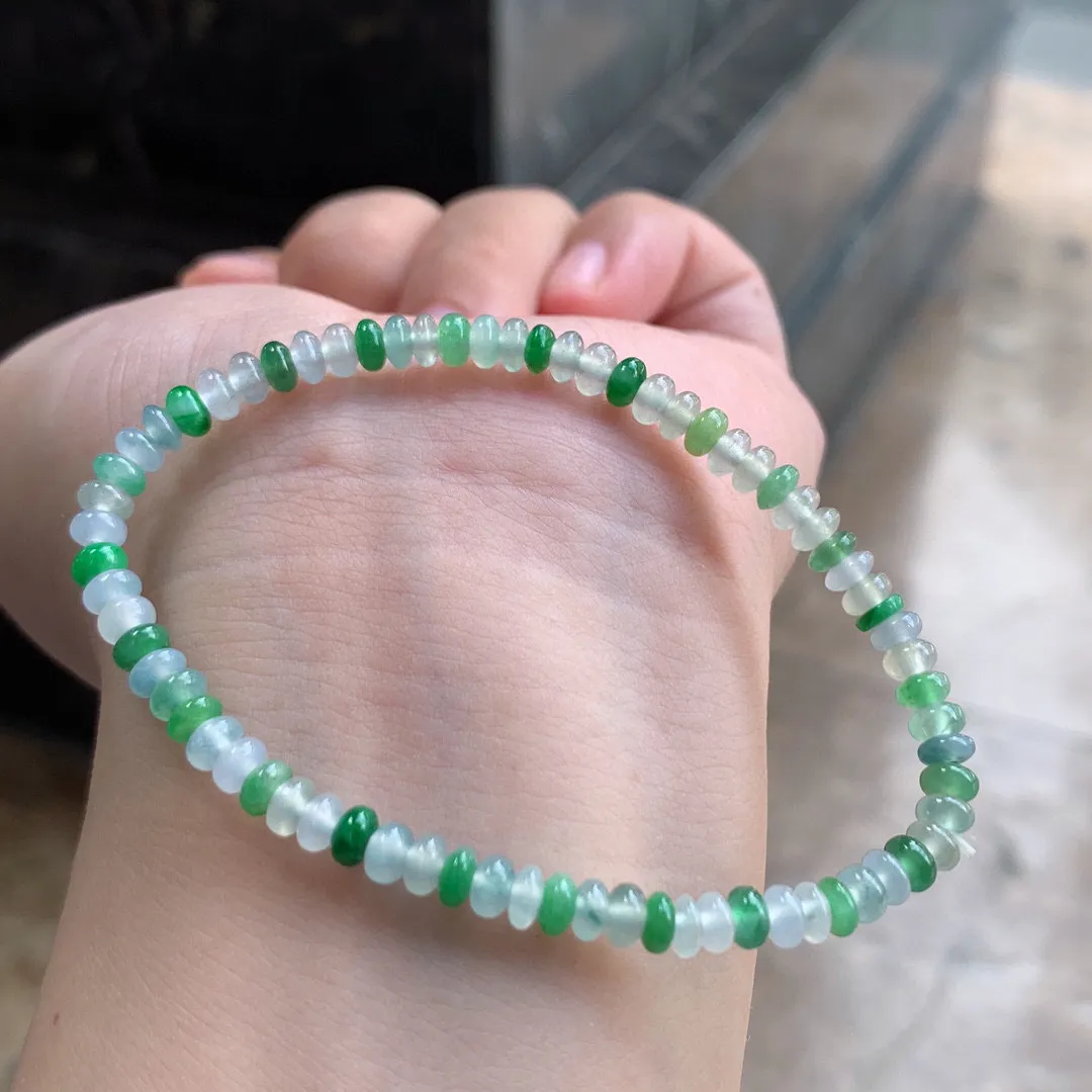 三彩算盘珠手串

尺寸4.5