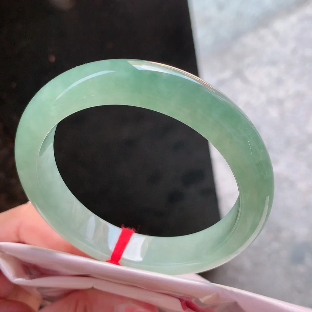 正圈高冰绿 一丝棉线 尺寸:56.9/12.7/8.8  冰润🥰🥰