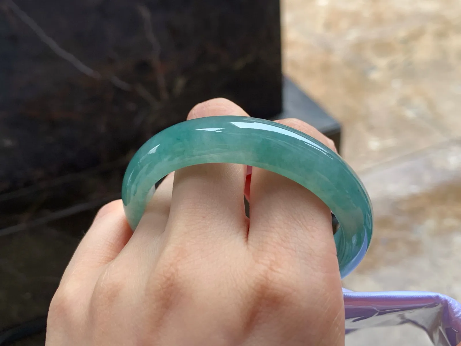 蓝水手镯
52.5/12/7.4mm