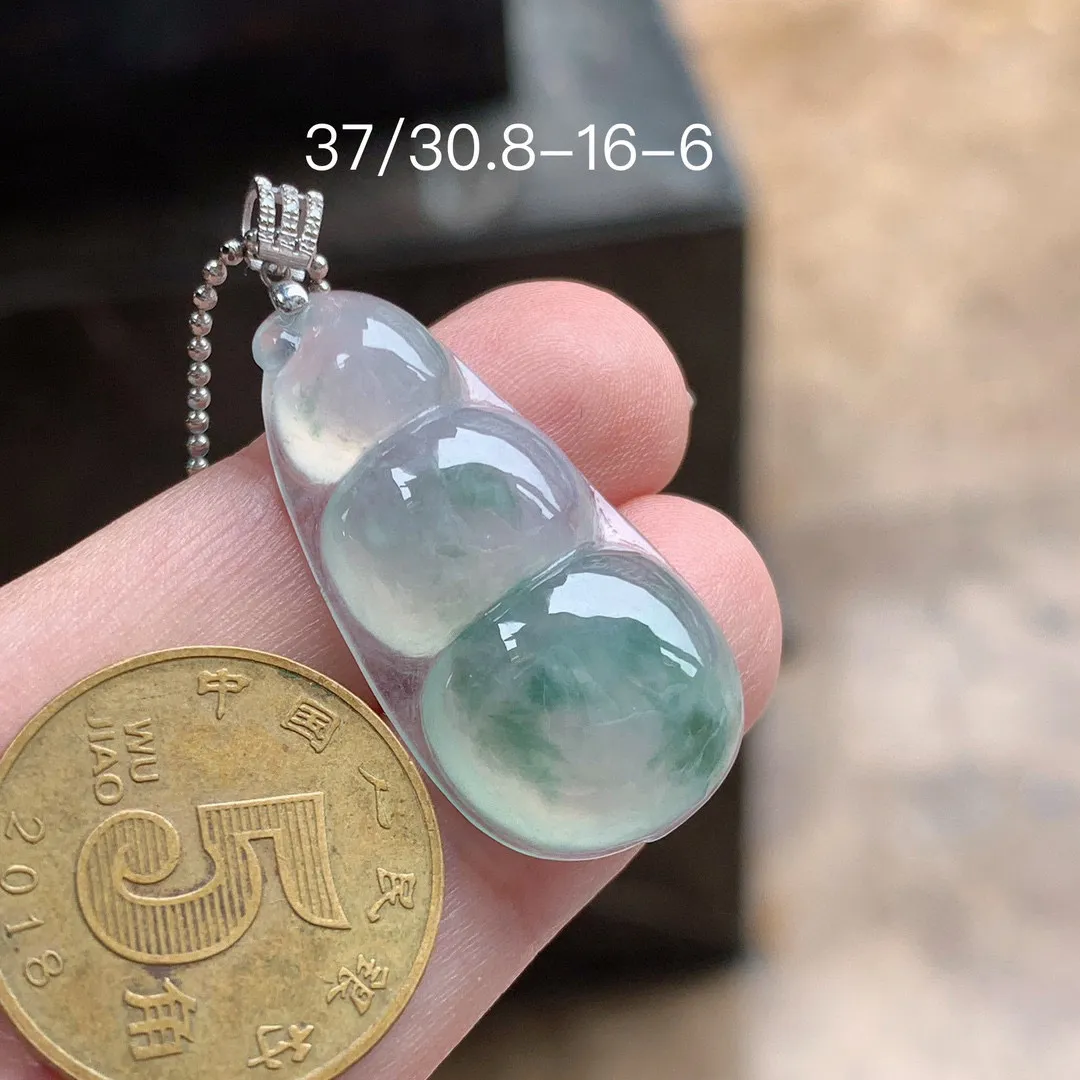18k金扣·冰飘花福豆
