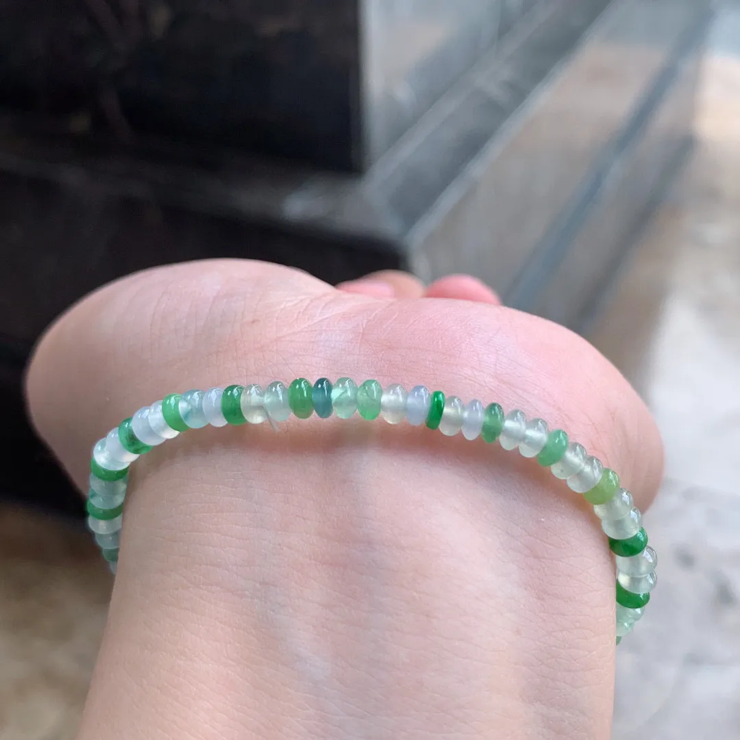 三彩算盘珠手串

尺寸4.5