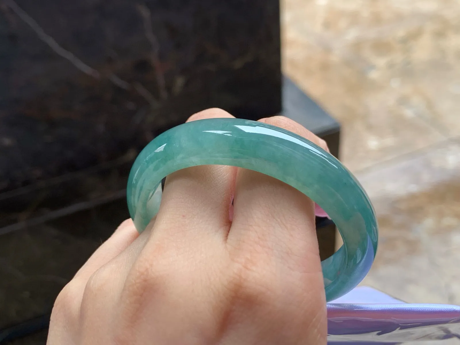 蓝水手镯
52.5/12/7.4mm