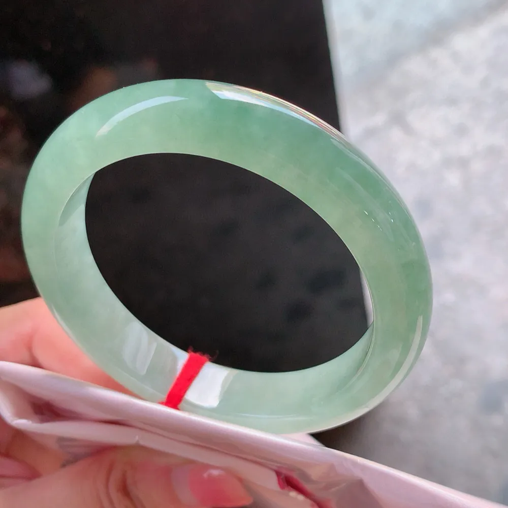 正圈高冰绿 一丝棉线 尺寸:56.9/12.7/8.8  冰润🥰🥰