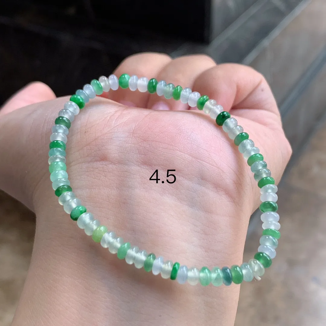 三彩算盘珠手串

尺寸4.5