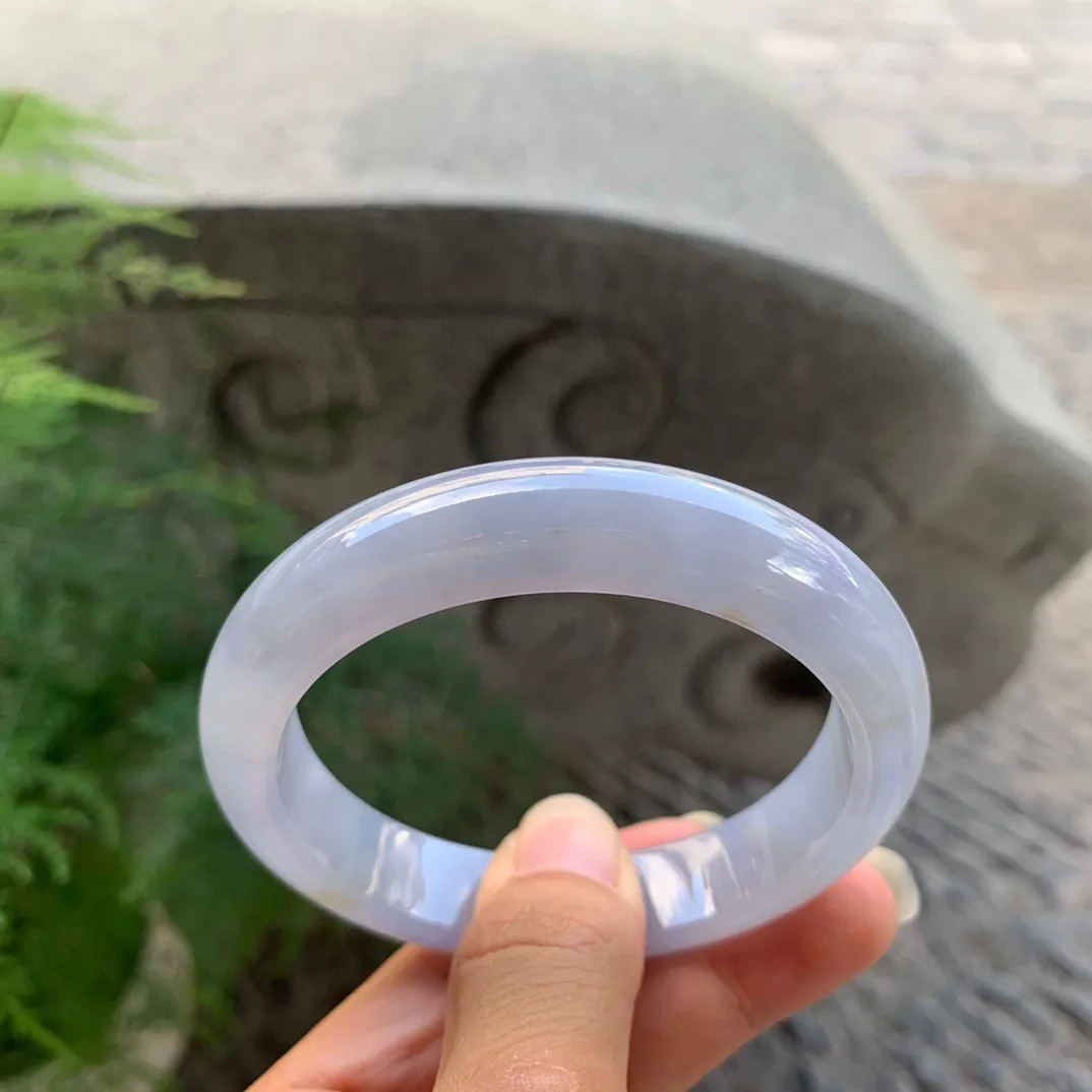 圈口 57.2-12.9-8.5【冰茄紫正圈手镯】正圈57 58可戴
