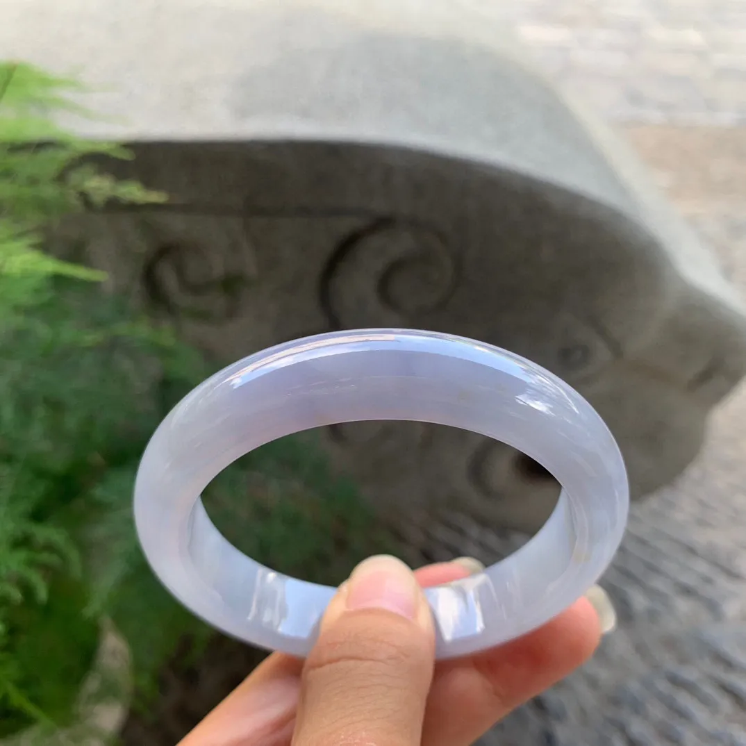 圈口 57.2-12.9-8.5【冰茄紫正圈手镯】正圈57 58可戴