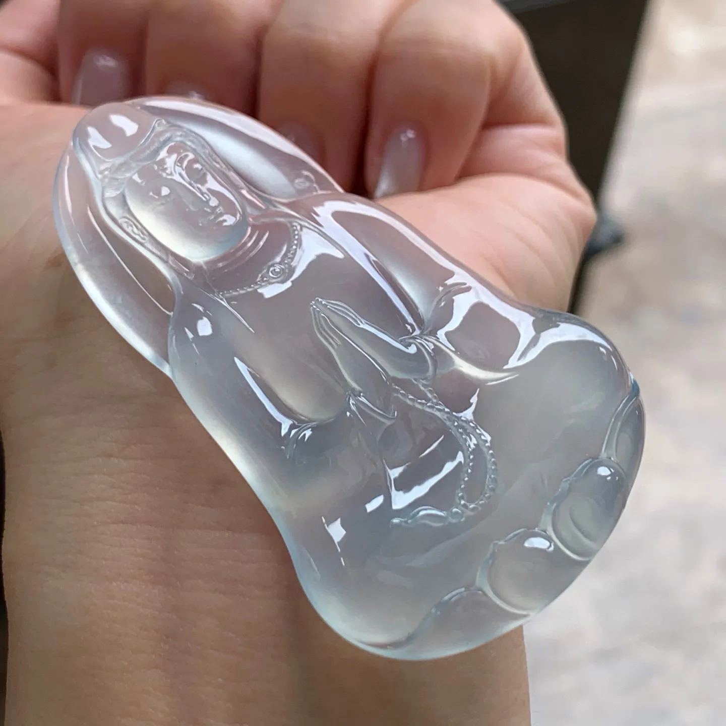 冰种观音
种老水足 大气
