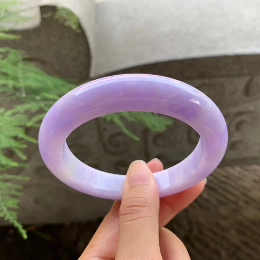 大圈口 60.6-12.7-10.3【满紫正圈手镯】正圈60 61可戴