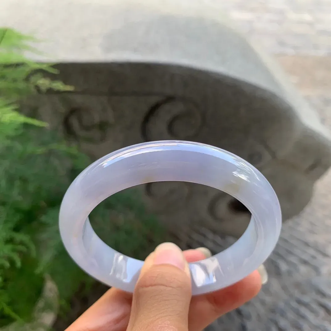 圈口 57.2-12.9-8.5【冰茄紫正圈手镯】正圈57 58可戴