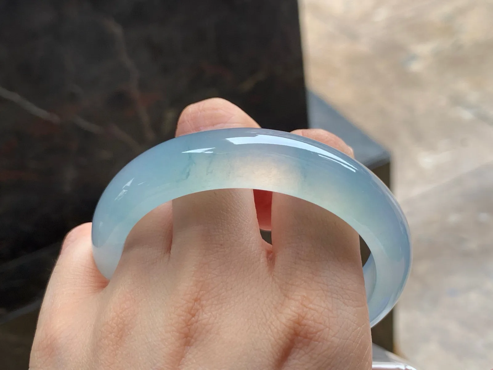 冰种手镯
种老58.8/14.2/8.8mm