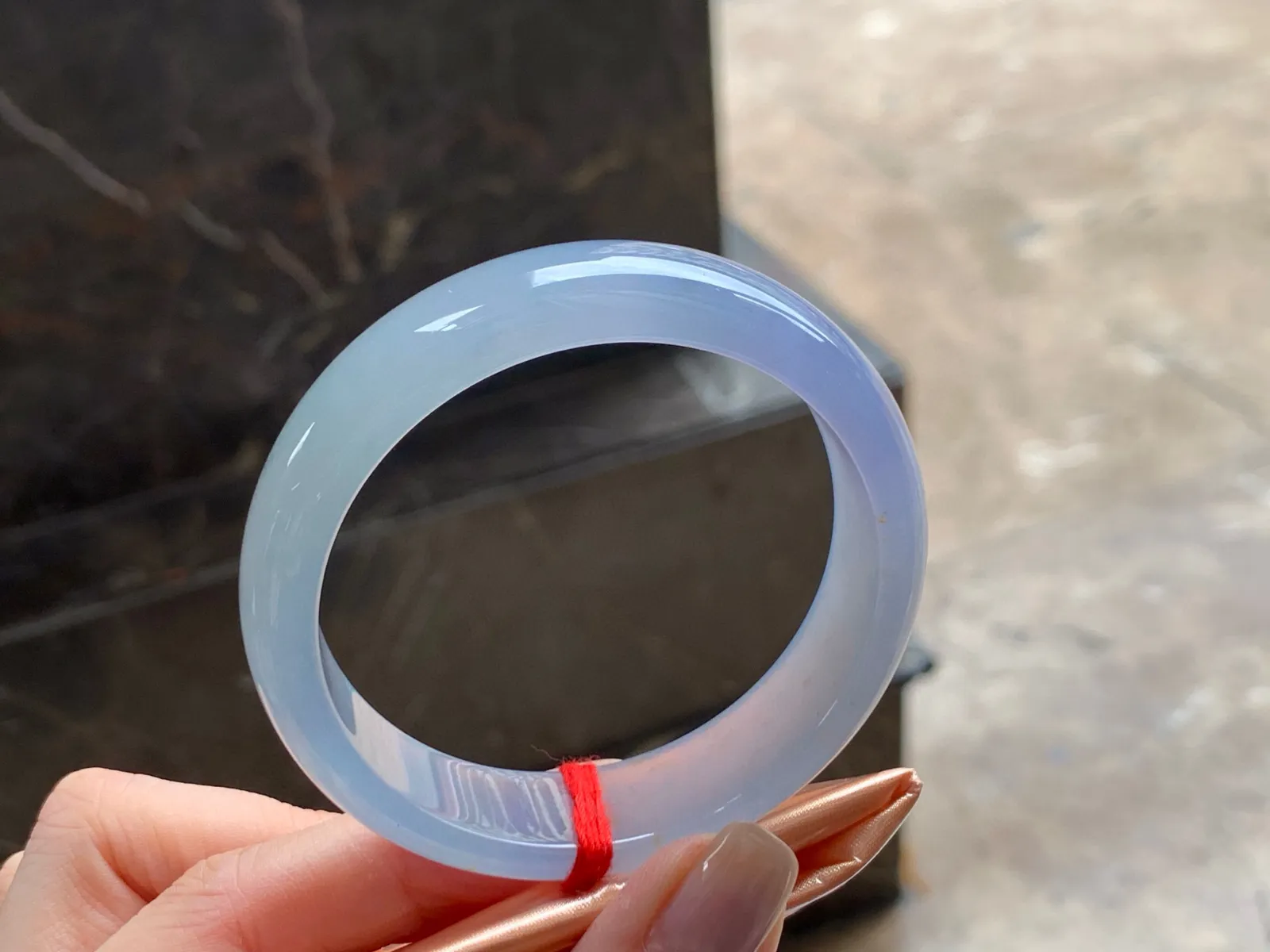 冰紫手镯
种好54.7/15.2/7mm