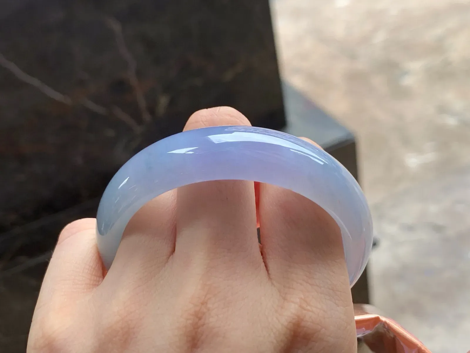 冰紫手镯
种好54.7/15.2/7mm