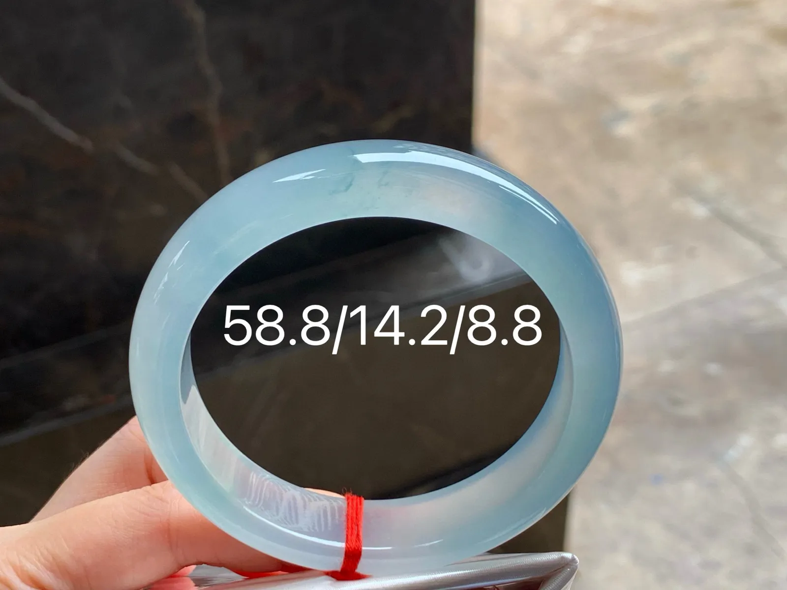 冰种手镯
种老58.8/14.2/8.8mm
