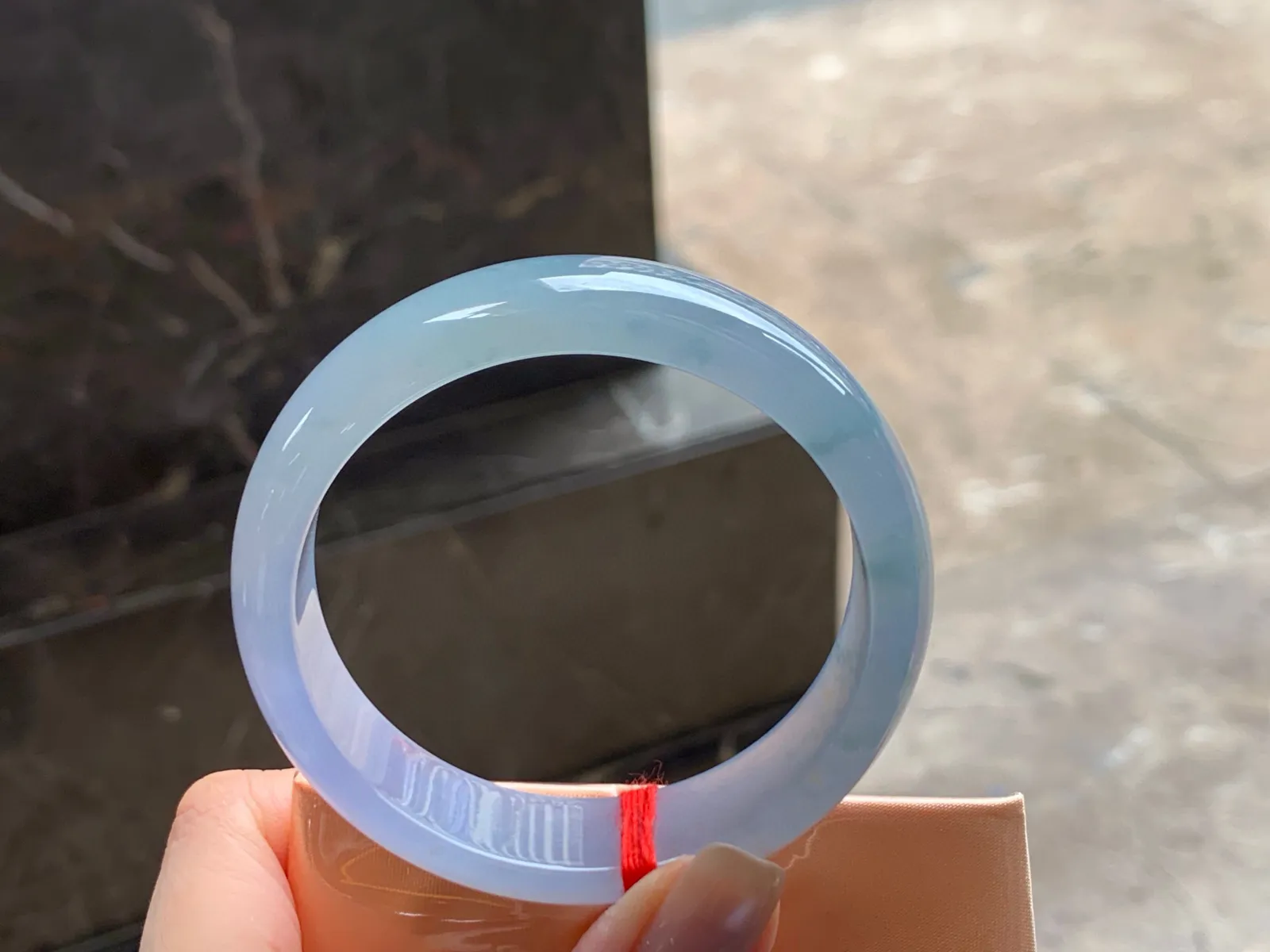 冰紫手镯
种好54.7/15.2/7mm