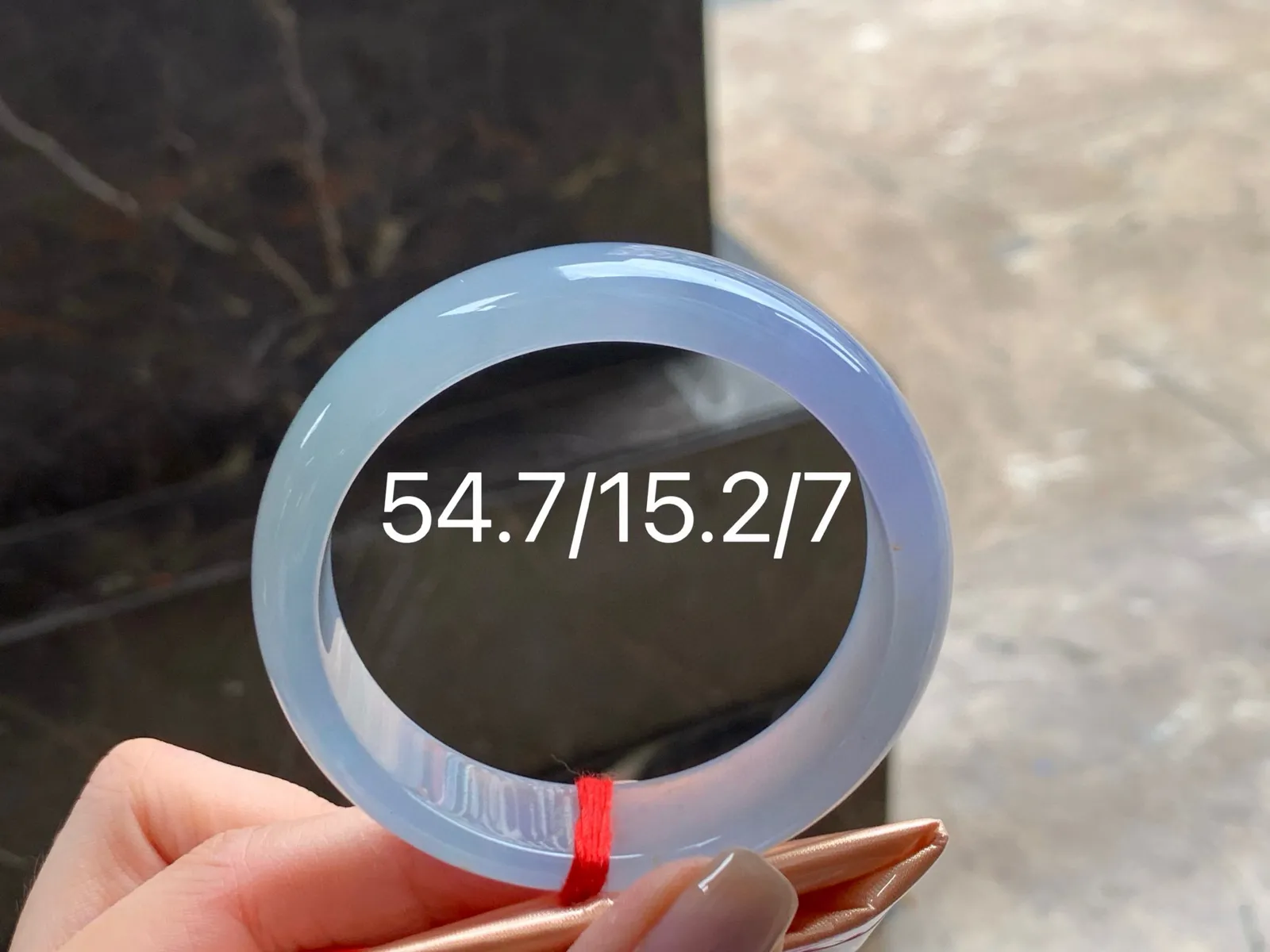 冰紫手镯
种好54.7/15.2/7mm