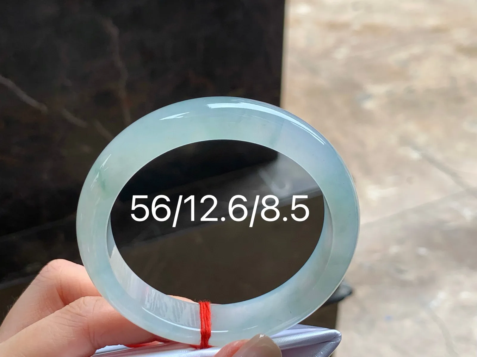 冰种手镯
种好水足 56/12.6/8.5mm