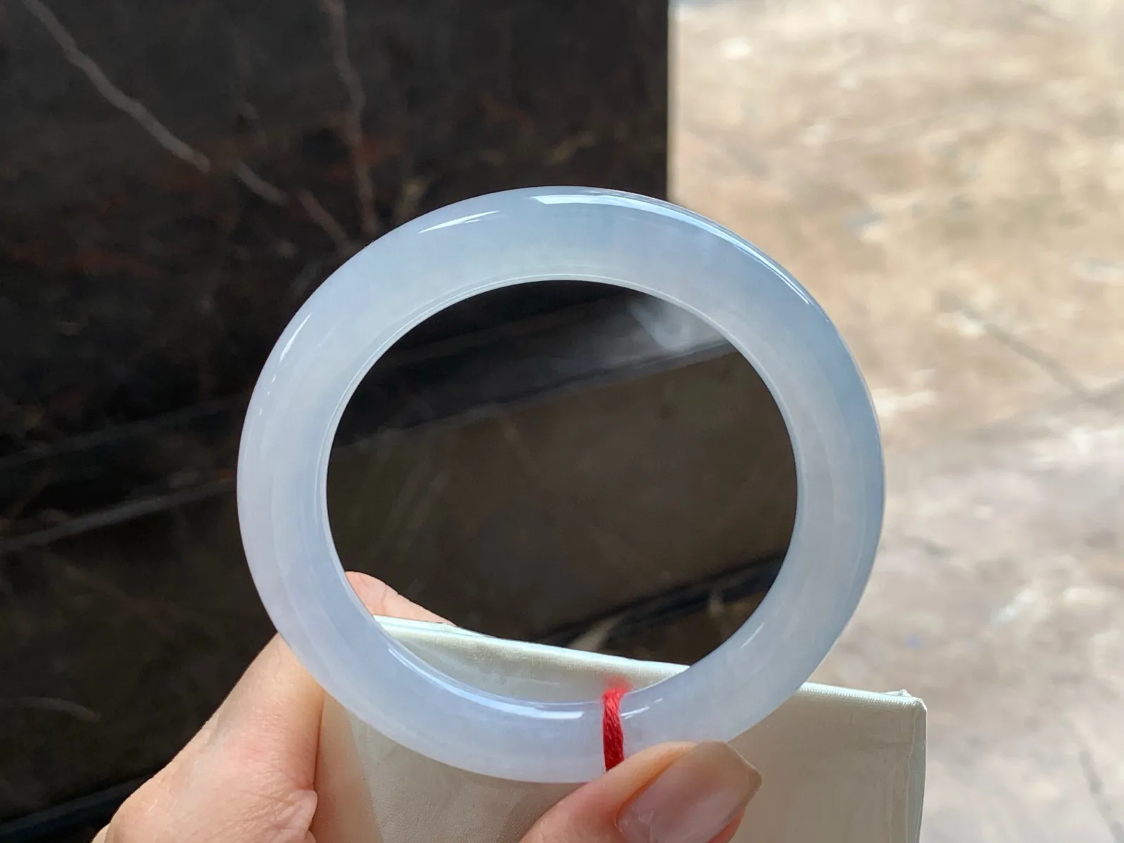 冰种福镯
种好水足 55.6/9.6/10mm