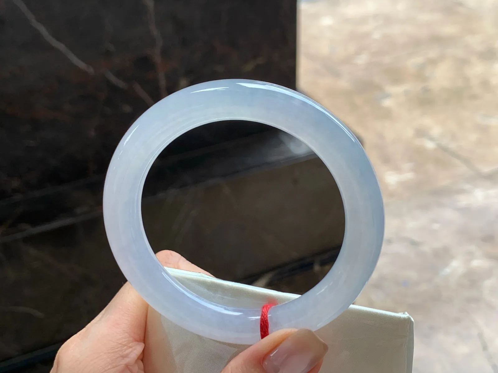冰种福镯
种好水足 55.6/9.6/10mm