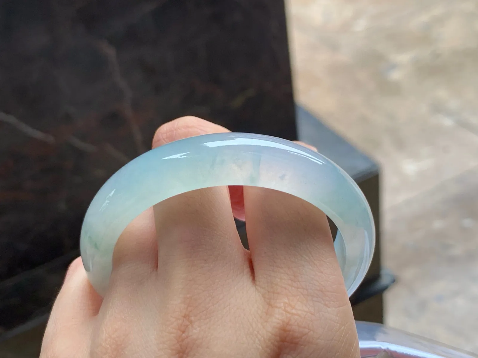 冰种手镯
种好水足 56/12.6/8.5mm