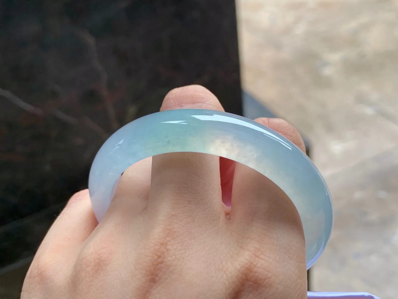 冰种手镯
种老水足 54.2/12/8.5mm