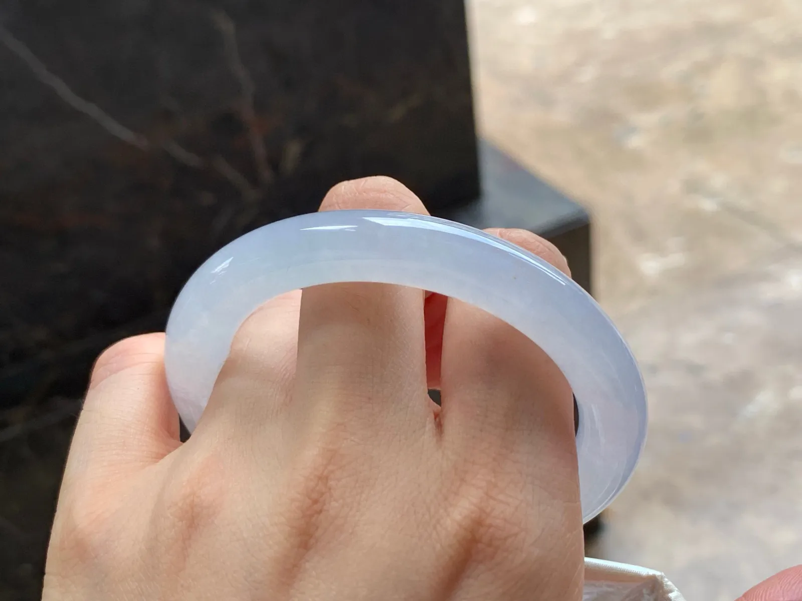 冰种福镯
种好水足 55.6/9.6/10mm