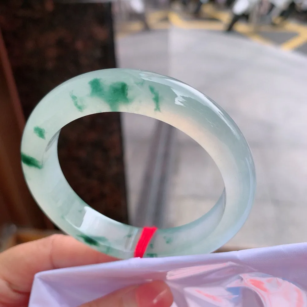 正圈冰玻飘花 无瑕 尺寸:56.4/12.1/8.7荧光闪闪️️