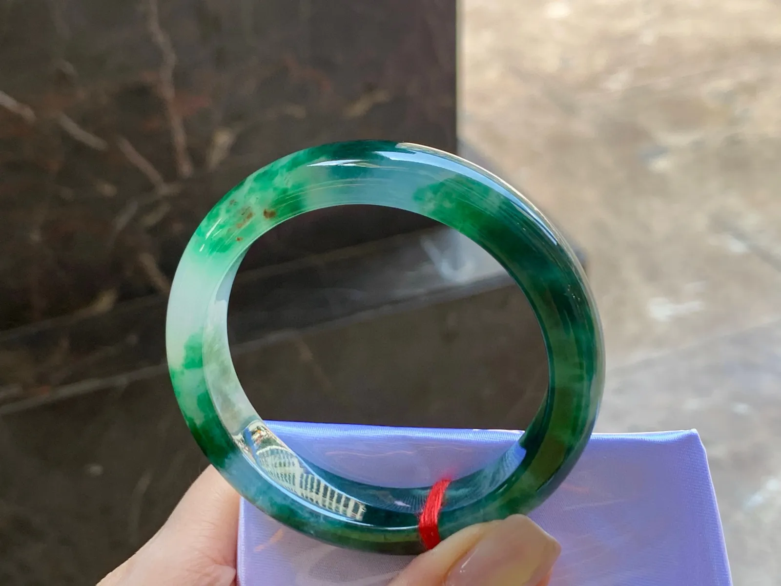 冰飘色手镯
种好 51.5/12.3/7.8mm